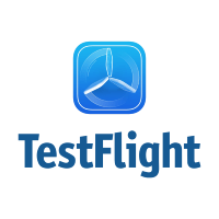 test flight logo